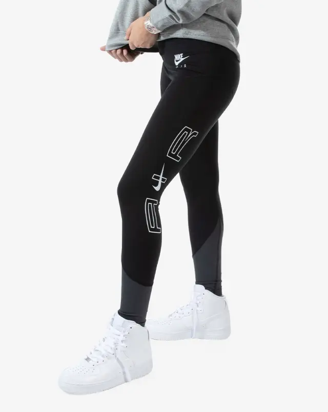 Nike Sportswear Air Training Γυναικείο Μακρύ Κολάν DD5423-010 Μαύρο - XS 2