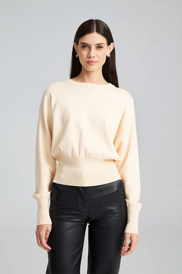 Minimal Πλεκτό με Κομψή Εφαρμογή ESTRELLA SWEATER - S 3