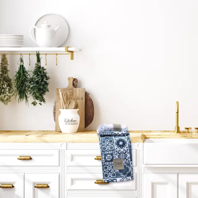Πετσέτες Κουζίνας Σετ 2 Τεμ 40Χ65 Microfiber Das Home 0633 Πολύχρωμο 3