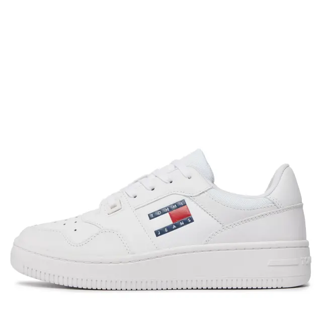 Tommy Hilfiger - Γυναικεία Sneakers Retro Basket EN0EN02505-YBS Λευκό 3