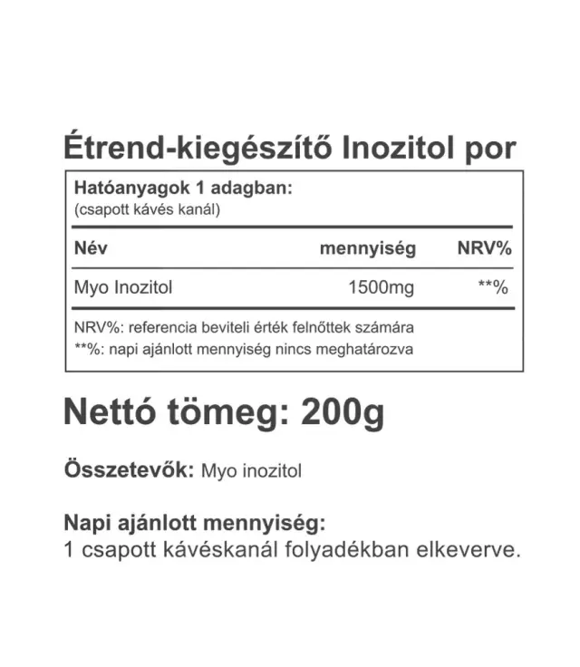 Vitaking Inositol 100% pure powder 2