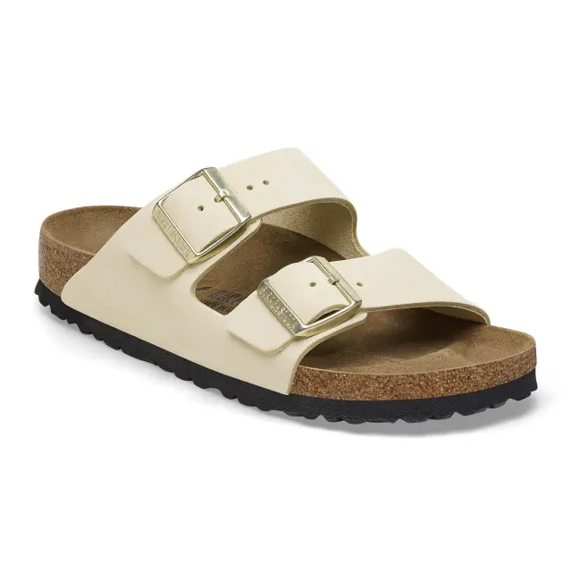 Σανδάλια Arizona Nubuk Leather Birkenstock Ecru - 37