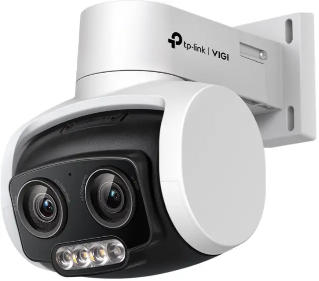 TP-LINK VIGI C540V v1 IP Dual Κάμερα Παρακολούθησης Full HD+ 4MP Αδιάβροχη με Μικρόφωνο και Φακό 4mm
