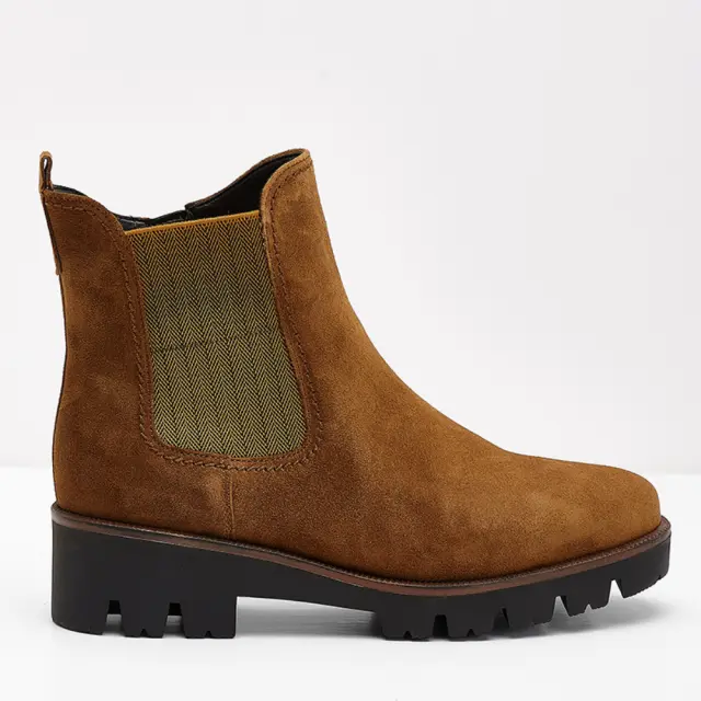 Gabor Μποτάκια Γυναικείο δέρμα Nubuck Καφέ GAB/72771 43-COGNAC