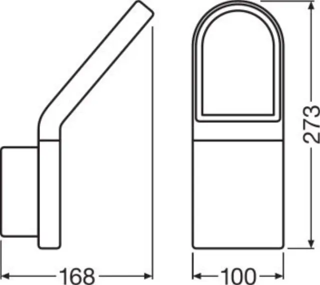 Φωτιστικό Εξωτερικού Χώρου FACADE EDGE 12W 3000K IP54 ΛΕΥΚΟ OSRAM LEDVANCE 3