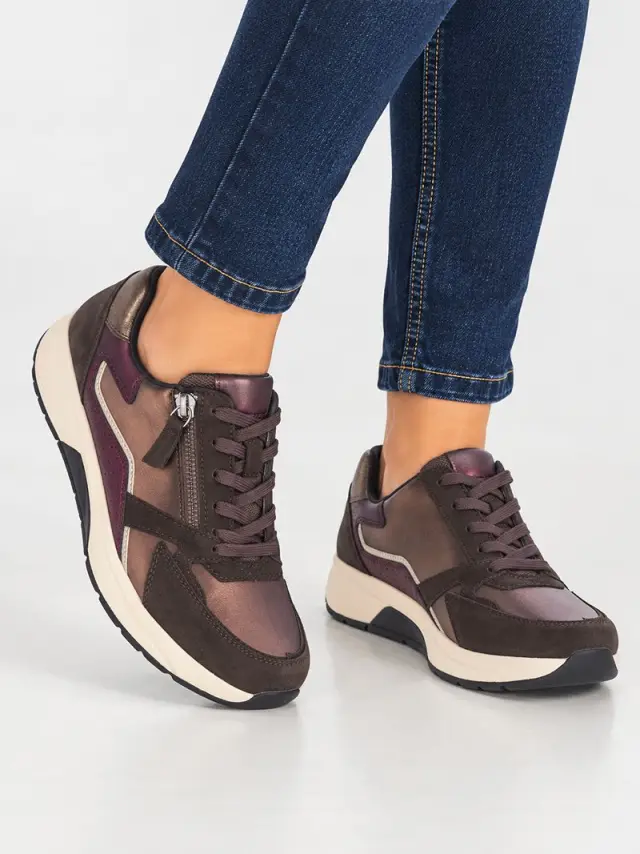 Gabor Sneakers Γυναικείο δέρμα Μπρονζέ GAB/76878 016-MOCCA - 39 2