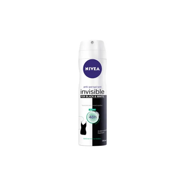 Nivea Deo Black + White Active Invisible Spray Γυναικείο 150ml