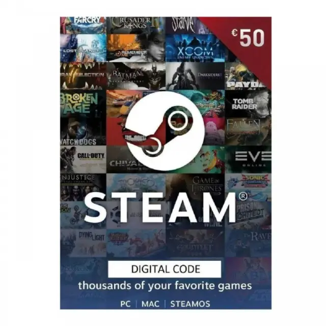 Steam Pre-Paid Card 50€