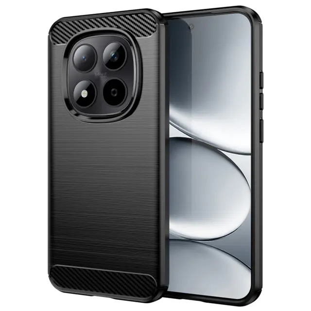 Techsuit - Carbon Silicone - Xiaomi Redmi Note 15 Pro 4G - Black