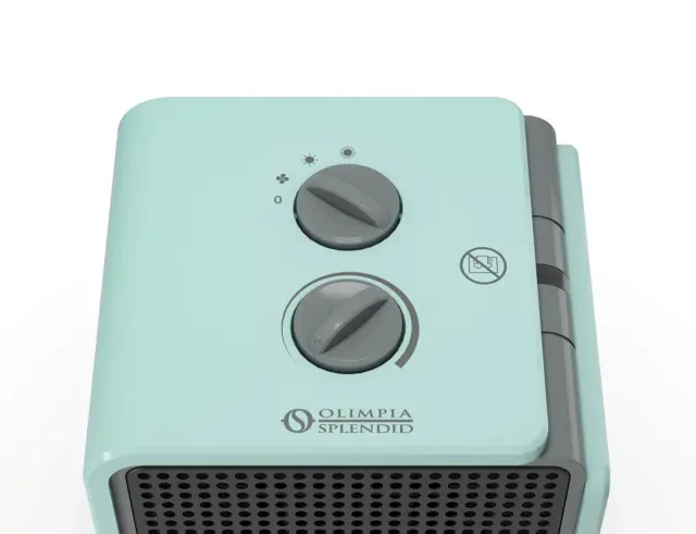 Κεραμικό Αερόθερμο Olimpia Splendid Caldo Cubic με ισχύ 1800W και 2 επίπεδα θέρμανσης 2