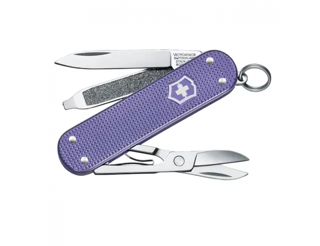 Ελβετικός Σουγιάς Victorinox Classic SD Alox με 5 λειτουργίες και μήκος 5.8cm - Electric Lavender0.6221.223G