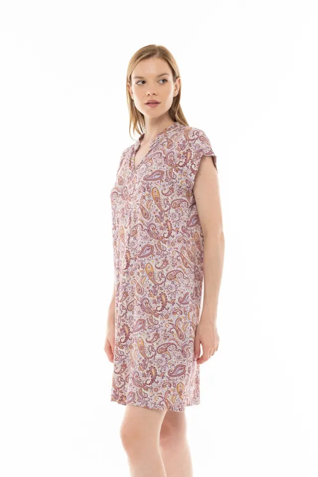 S1244 - Type - NIGHTGOWN VIOLETE PAISLEY 3