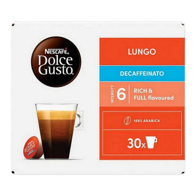 Nescafe Lungo Decaf XL Κάψουλες Dolce Gusto 30τμχ