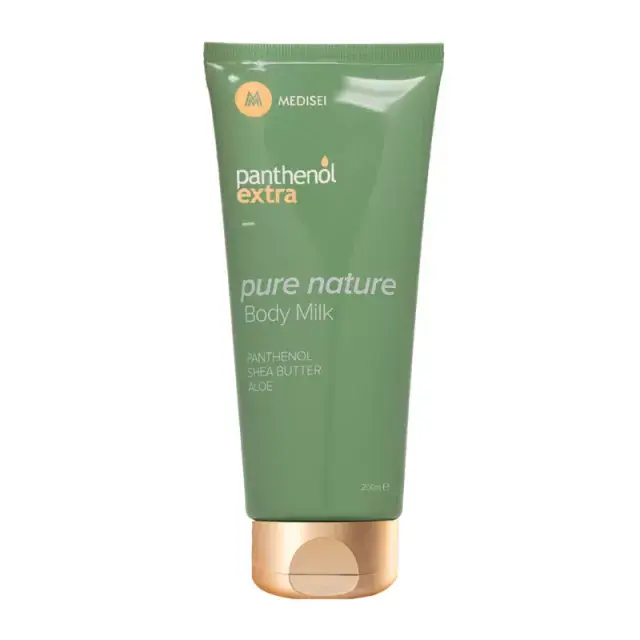 Panthenol Extra Pure Nature Body Milk Ενυδατικό Γαλάκτωτμα Σώματος 200ml