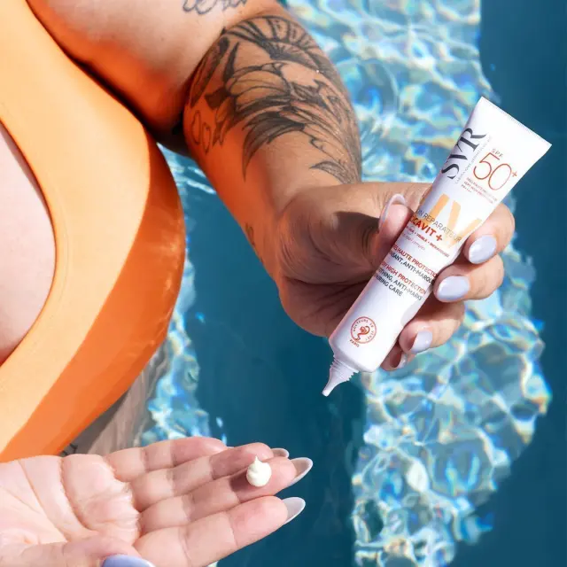 SVR Cicavit+ Crème SPF50+ Καταπραϋντική Επανορθωτική Αντηλιακή Κρέμα για Ταλαιπωρημένη Επιδερμίδα 40ml 2