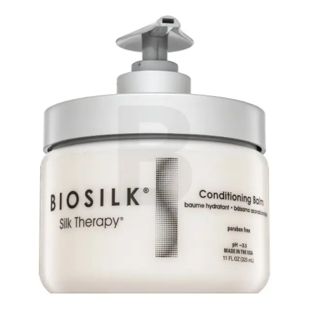 BioSilk Silk Therapy Conditioning Balm smoothing mask for smoothness and gloss of hair 325 ml