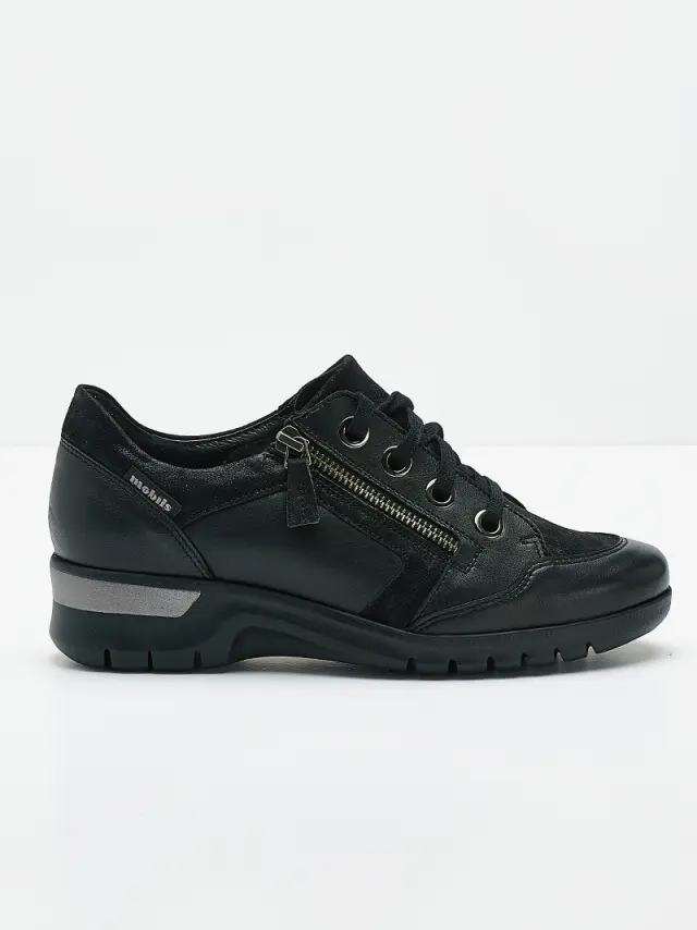 Mephisto Sneakers Γυναικείο δέρμα/δέρμα Nubuck Μαύρο MEP/MONIKA BLACK 3