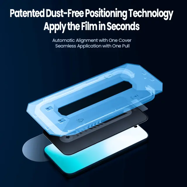 Nillkin Tempered Glass 0.25mm Guardian 2.5D for Apple iPhone Air Black (with applicator) 2