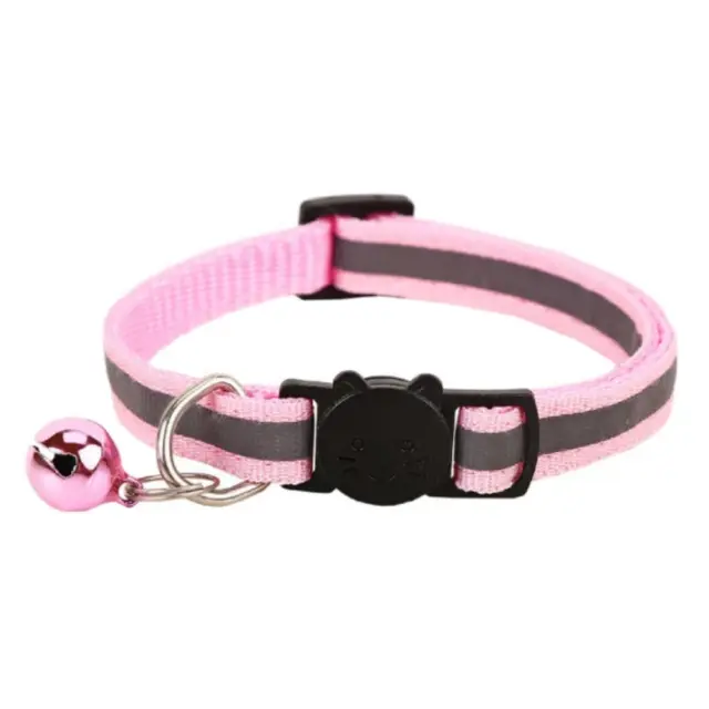 Ανακλαστικό Κολάρο Με Safety Clip - ΡΟΖ, 19-32cm / Πλάτος: 1,0cm