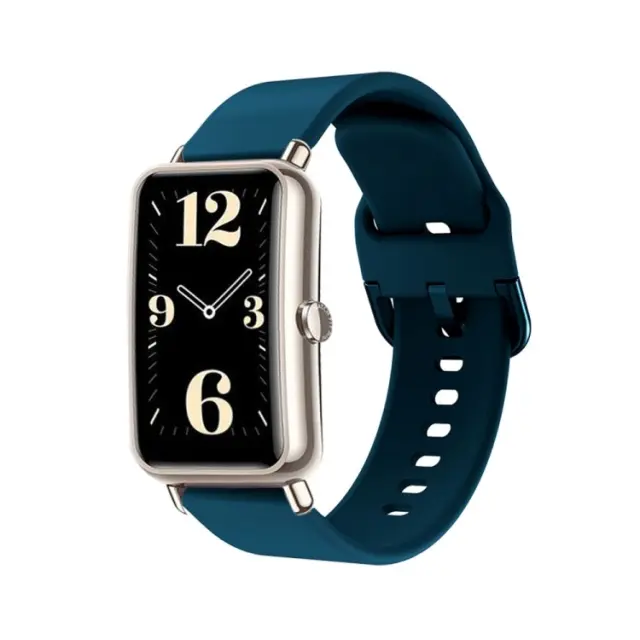 Silicone Λουράκι με Μπαρέτα για 16mm Rock Teal