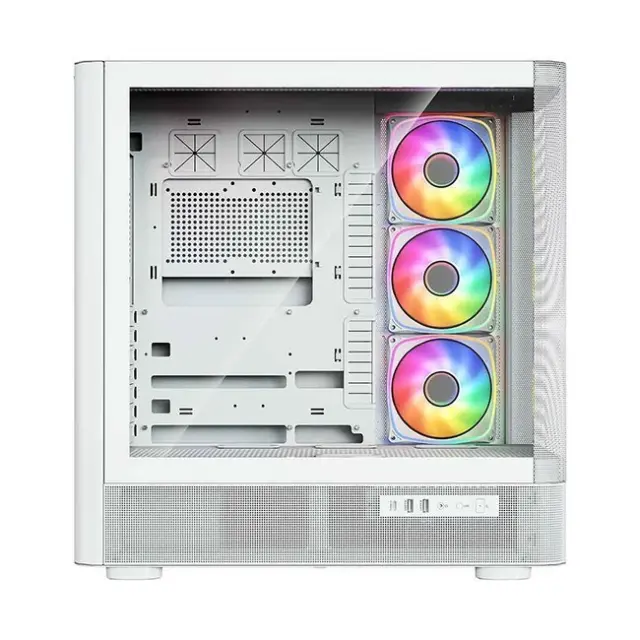 Modecom PC Case Volcano AQ500 ARGB Midi Tower White (MC-A-AQ500-4FA-W) 2
