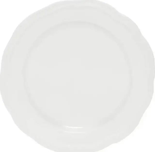 Casa Domani Florence Scallop Rim Πιάτο Γλυκού Πορσελάνης Με Ανάγλυφο Χείλος 20cm