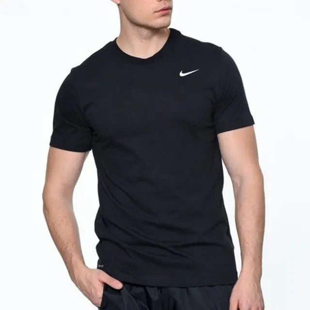 Nike Ανδρικό Αθλητικό T-shirt Κοντομάνικο Dri-Fit Μαύρο AR6029-010 - XL