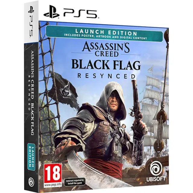 Assassin's Creed Black Flag Resynced Launch Edition (PS5) USED