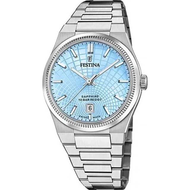 Festina Ανδρικό Ρολόι με Ασημί Μεταλλικό Μπρασελέ F20051/3