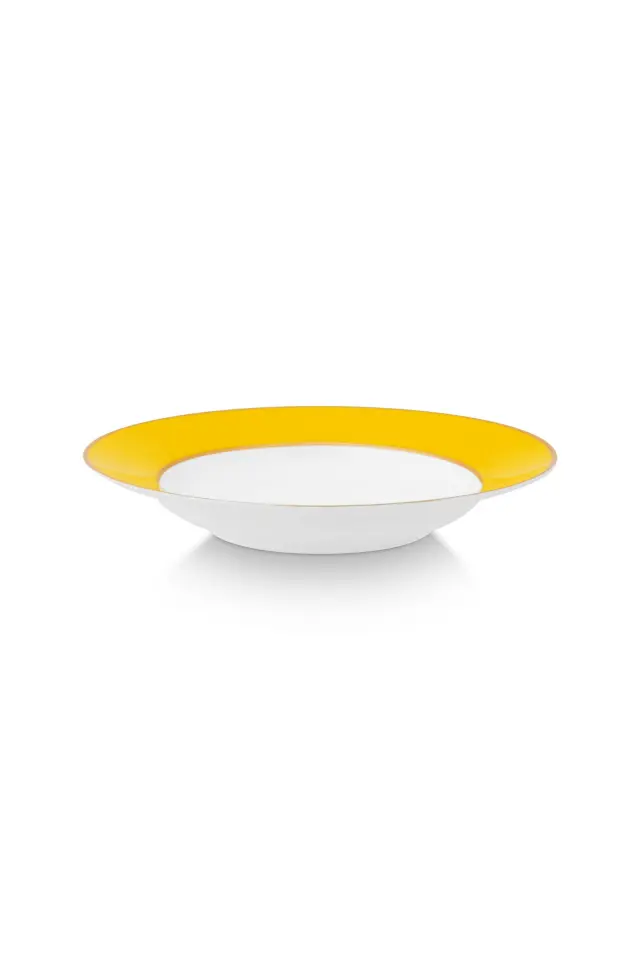 PIP STUDIO ΠΟΡΣΕΛΑΝΙΝΟ ΠΙΑΤΟ PIP CHIQUE ΚΙΤΡΙΝΟ & ΧΡΥΣΟ 23,5cm - One size 2