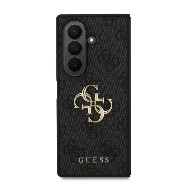 Guess PU 4G Metal Logo Case for Samsung Galaxy Z Fold 7 Grey 2