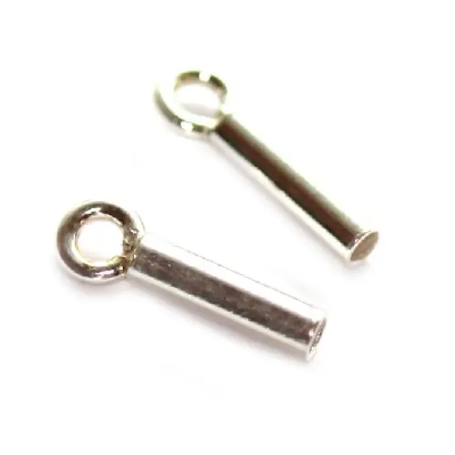 Ακροδέκτης 1.5x11 in 1mm Sterling Silver - 4τεμ