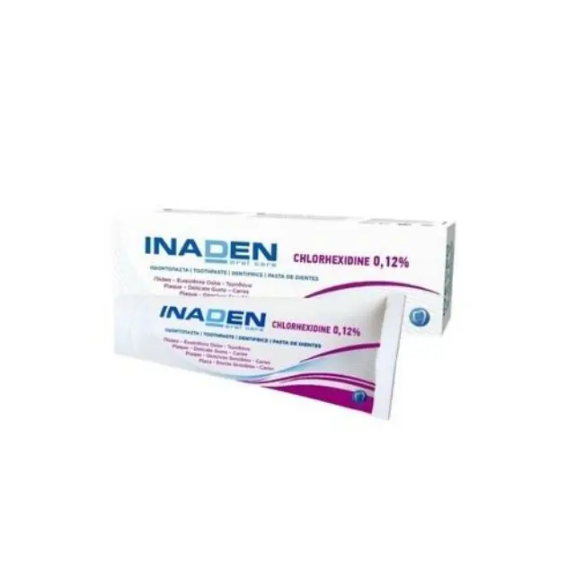 Inaden Chlorhexidine 0.12% Toothpaste Οδοντόκρεμα Χλωρεξιδίνης 75ml