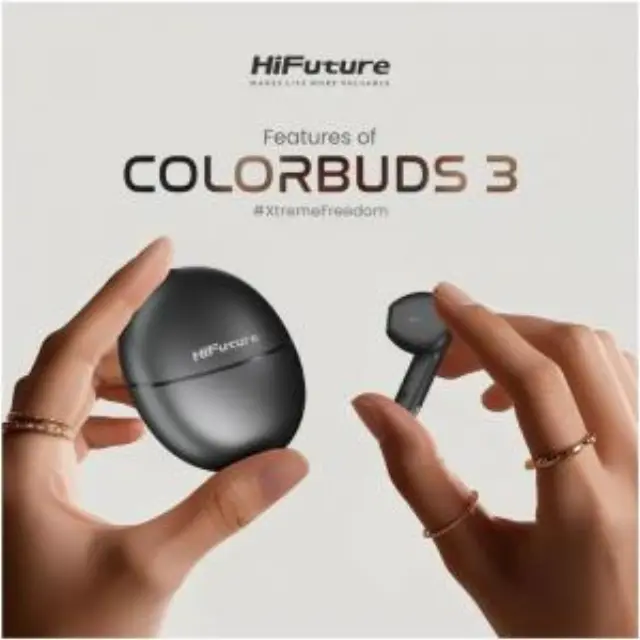 True Wireless Ακουστικά Bluetooth HiFuture Colorbuds 3 Ροζ-Χρυσό N71899 3