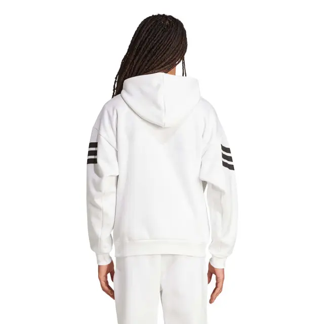 adidas Sportswear Men's Future Icons 3Stripes Full-Zip Hoodie Άσπρο JW7106 (adidas Sportswear) 2