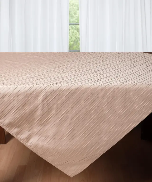 Σαντούκ τραπεζοκαρέ S1058 (135cm x 135cm) μπέζ - -
