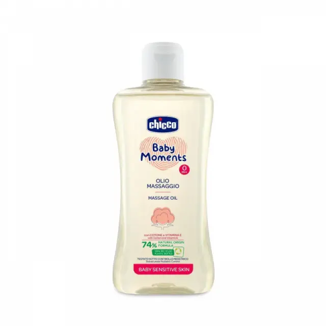 Chicco Baby Moments Massage Oil Λάδι Για Μασάζ 0m+ 200ml