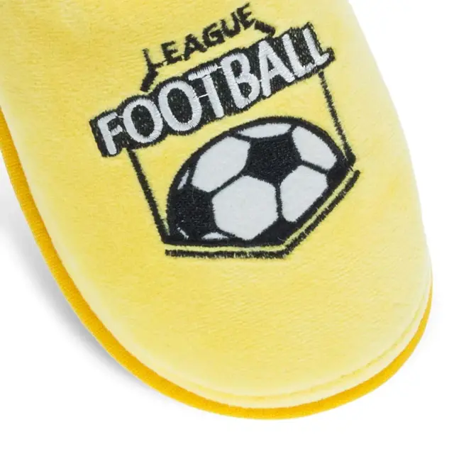 Parex Εφηβικές Παντόφλες Αγόρι Football League, Χρώμα Κίτρινο 3
