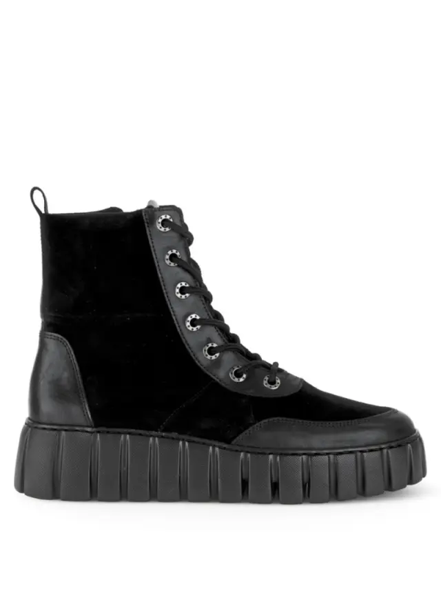 Gabor Μποτάκια Γυναικείο Δέρμα Nubuck/Δέρμα Suede Μαύρο GAB/56485 37-SCHWARZ 3