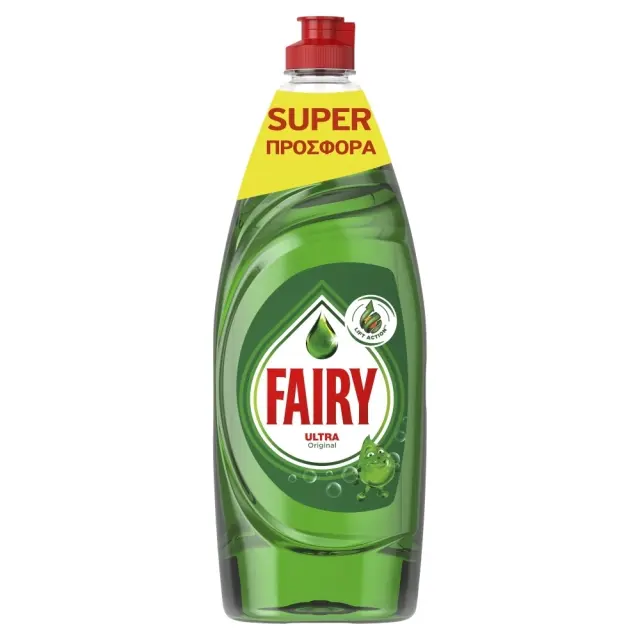 Fairy Ultra Πιάτων Χεριού Regular 2Χ650ml