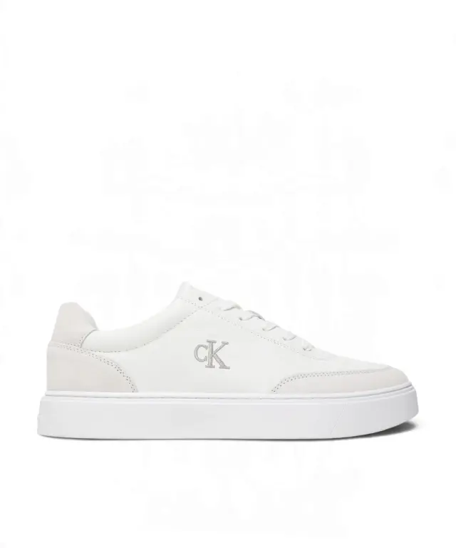 Calvin Klein - Ανδρικά Sneakers Cups Oxf Tmb Lth-Su Tc HM0HM02354-0K4 Λευκό
