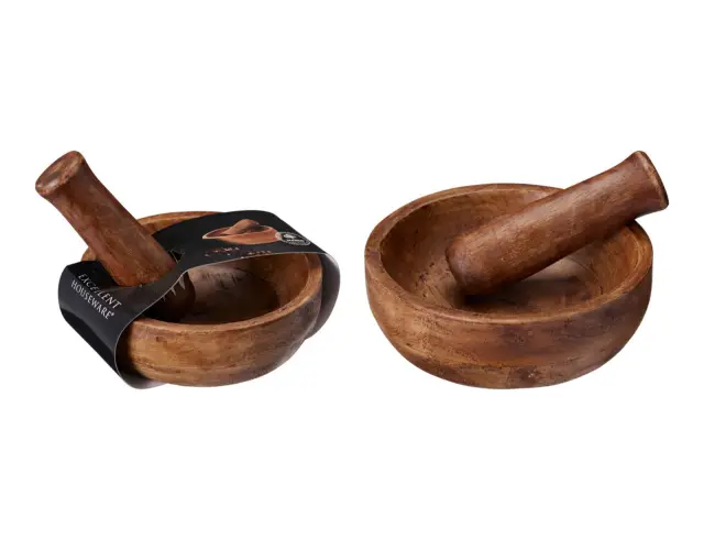 Γουδί & Γουδοχέρι Excellent Houseware από Ξύλο Μάνγκό A55700240