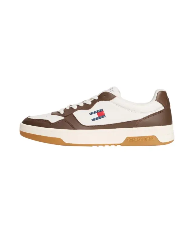 Tommy Hilfiger - Ανδρικά Sneakers Cupsole Leather Ess EM0EM01443-0LI Καφέ 3