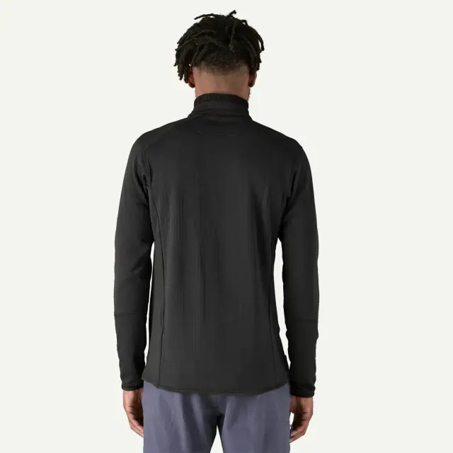 Patagonia R1 Fleece Ανδρικό Τεχνικό Συνθετικό Jacket Black - X Large 3