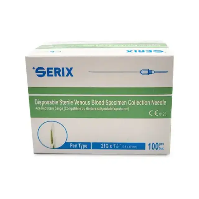 Βελόνες Vacutainer G21 x 1 1/2″, Πράσινες (100 τεμ.) 2