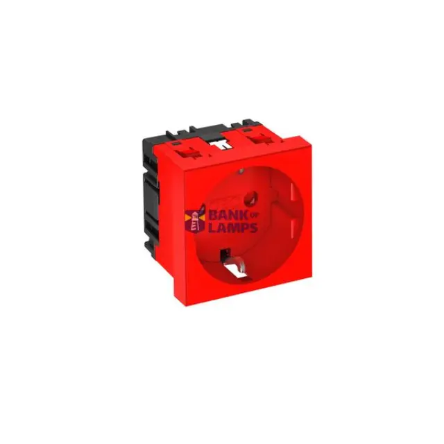 STD-D0 SRO1 Socket 0°, single protective contact 250V, 10/16A
