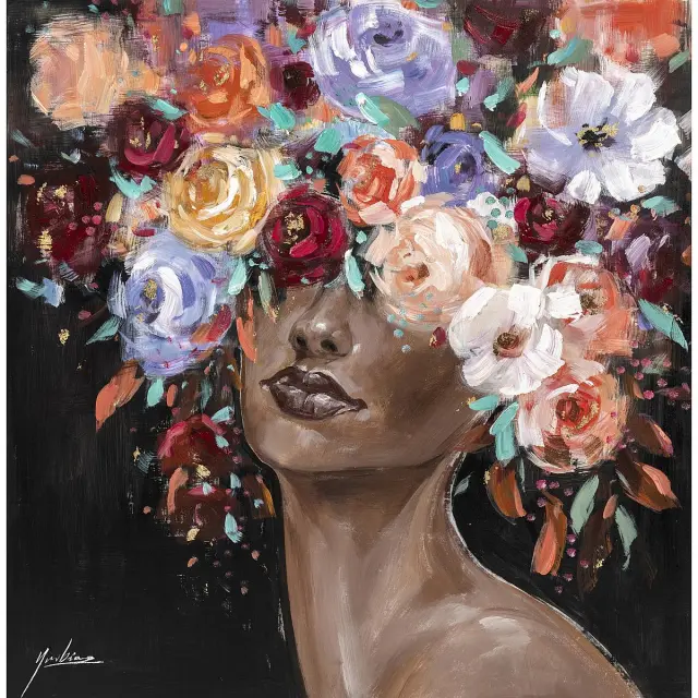 Πίνακας "Γυναικεία Φιγούρα" Καμβάς 80x80cm