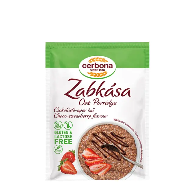Cerbona Gluten Free Chocolate-Strawberry Flavour Oat Porridge