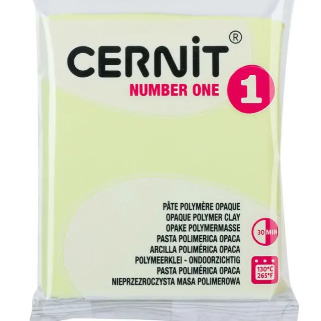 Πολυμερικός Πηλός Cernit Number One No731 - Pastel Yellow - 56gr