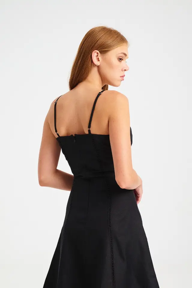 Midi Φόρεμα με Καρδιά Λαιμόκοψη VENTRI DRESS - XS 2